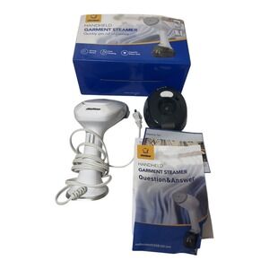 Rolipo SL007 Handheld Garment Steamer Quick Wrinkle Remover Travel Size White